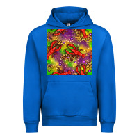 Cobalt Mardi Gras Lobster Seamless Pattern Urban Hoodie - BundleAndBundleShop