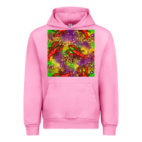 Fuchsia Pink Mardi Gras Lobster Seamless Pattern Urban Hoodie - BundleAndBundleShop