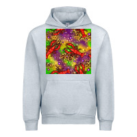 Heather Grey Mardi Gras Lobster Seamless Pattern Urban Hoodie - BundleAndBundleShop