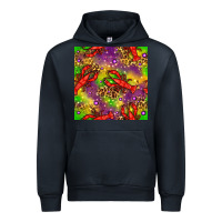 Navy Mardi Gras Lobster Seamless Pattern Urban Hoodie - BundleAndBundleShop
