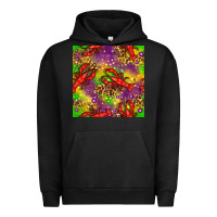 Pigment Black Mardi Gras Lobster Seamless Pattern Urban Hoodie - BundleAndBundleShop