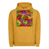 Pigment Peanut Butter Mardi Gras Lobster Seamless Pattern Urban Hoodie - BundleAndBundleShop