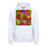 White Mardi Gras Lobster Seamless Pattern Urban Hoodie - BundleAndBundleShop