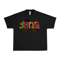 Black JUNE TEENTH Urban Heavy Tee - Zillion Design Studio