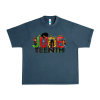 Midnight Navy JUNE TEENTH Urban Heavy Tee - Zillion Design Studio