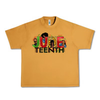 Peanut Butter JUNE TEENTH Urban Heavy Tee - Zillion Design Studio