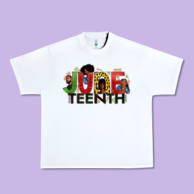 June Teenth Urban Heavy Tee Designed By Zillion Design Studio