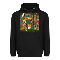 Black hispanic heritage seamless pattern Heavyweight Hoodie - BundleAndBundleShop