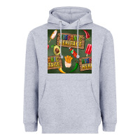 Heather Grey hispanic heritage seamless pattern Heavyweight Hoodie - BundleAndBundleShop