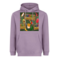 Lavender hispanic heritage seamless pattern Heavyweight Hoodie - BundleAndBundleShop