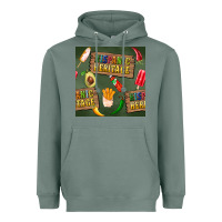 Sage hispanic heritage seamless pattern Heavyweight Hoodie - BundleAndBundleShop