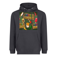 Smoke hispanic heritage seamless pattern Heavyweight Hoodie - BundleAndBundleShop