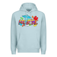 Blue Mist Autism Nurse Premium Hoodie - NancyCooperArtShop