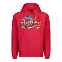 Cardinal Autism Nurse Premium Hoodie - NancyCooperArtShop