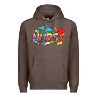 Coffee Autism Nurse Premium Hoodie - NancyCooperArtShop