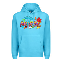 Ocean Blue Autism Nurse Premium Hoodie - NancyCooperArtShop