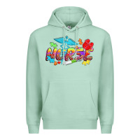 Seafoam Autism Nurse Premium Hoodie - NancyCooperArtShop