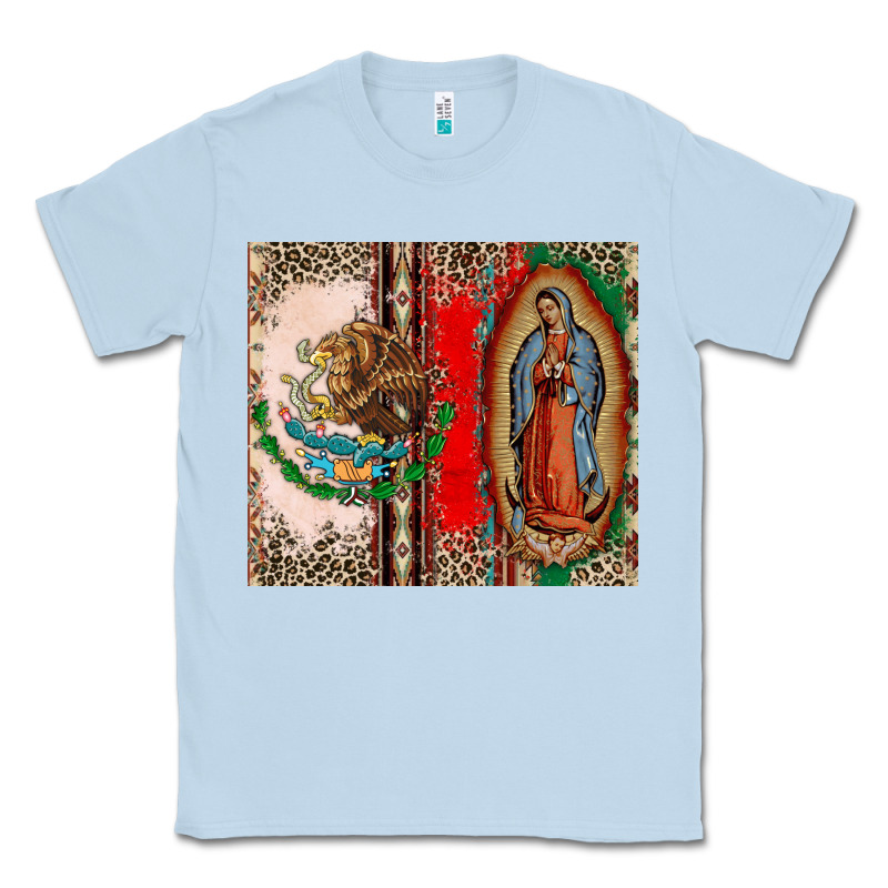 Virgin Mary Mexican Flag Classic Tee by CTS Tumbler Store | Teevron