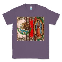 Lavender Virgin Mary Mexican Flag Classic Tee - CTS Tumbler Store