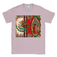Lilac Virgin Mary Mexican Flag Classic Tee - CTS Tumbler Store