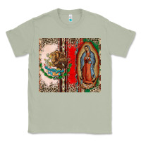 Matcha Virgin Mary Mexican Flag Classic Tee - CTS Tumbler Store
