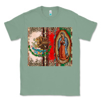Sage Virgin Mary Mexican Flag Classic Tee - CTS Tumbler Store