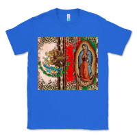 True Royal Virgin Mary Mexican Flag Classic Tee - CTS Tumbler Store