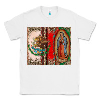 White Virgin Mary Mexican Flag Classic Tee - CTS Tumbler Store