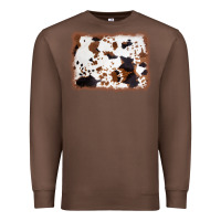 Chestnut cowhide background Premium Sweatshirt - AdoDesignShop