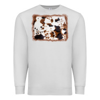 Dove Grey cowhide background Premium Sweatshirt - AdoDesignShop