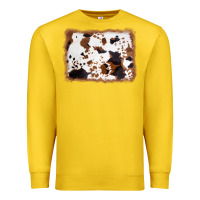 Lemon cowhide background Premium Sweatshirt - AdoDesignShop