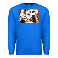 True Royal cowhide background Premium Sweatshirt - AdoDesignShop