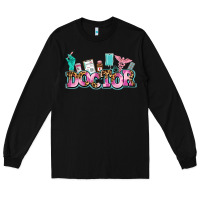 Black doctor Long Sleeve Tee - AdoDesignShop