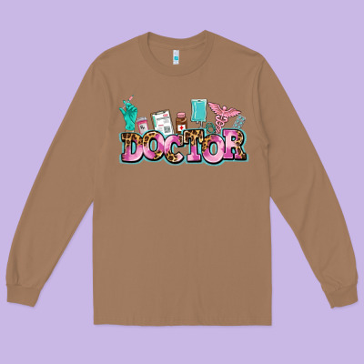 Doctor Long Sleeve Tee Designed By Adodesignshop