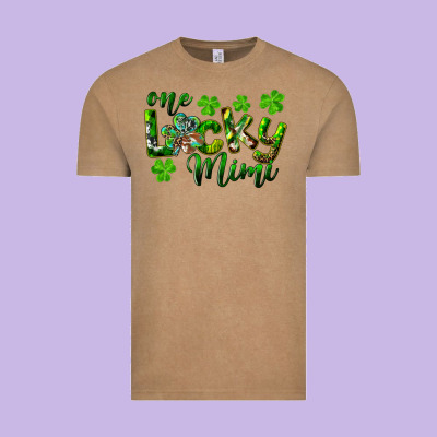 Vintage Tee st. patricks day one lucky mimi