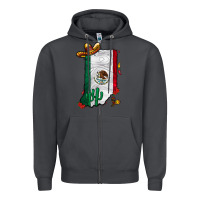 Smoke mexican indiana Zipper Hoodie - CowhideDigitalArt