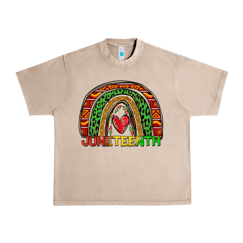Juneteenth Rainbow Urban Heavy Tee by Zillion Design Studio | Teevron