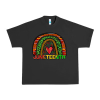 Pigment Black juneteenth rainbow Urban Heavy Tee - Zillion Design Studio