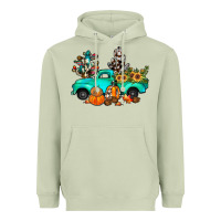 Matcha cactus pumpkin truck fall Heavyweight Hoodie - JahusDesignShop