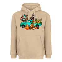 Mushroom cactus pumpkin truck fall Heavyweight Hoodie - JahusDesignShop