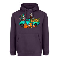 Plum cactus pumpkin truck fall Heavyweight Hoodie - JahusDesignShop