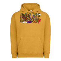 Pigment Peanut Butter Mardi Gras love dog paw Urban Hoodie - BundleAndBundleShop