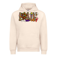 Mardi Gras Love Dog Paw Urban Hoodie | Teevron