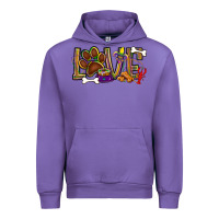 Tulip Mardi Gras love dog paw Urban Hoodie - BundleAndBundleShop
