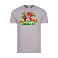 Vintage Zinc st. patricks day roosters lets get lucked up Vintage Tee - RanaPortraitStore