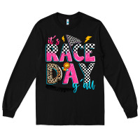 Black it's race day y'all Long Sleeve Tee - Zillion Design Studio