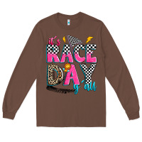 Chestnut it's race day y'all Long Sleeve Tee - Zillion Design Studio