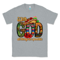 Heather Grey with god all things are possible Classic Tee - CTS Tumbler Store