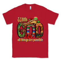 Red with god all things are possible Classic Tee - CTS Tumbler Store