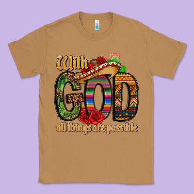 With God All Things Are Possible Classic Tee Designed By Cts Tumbler Store